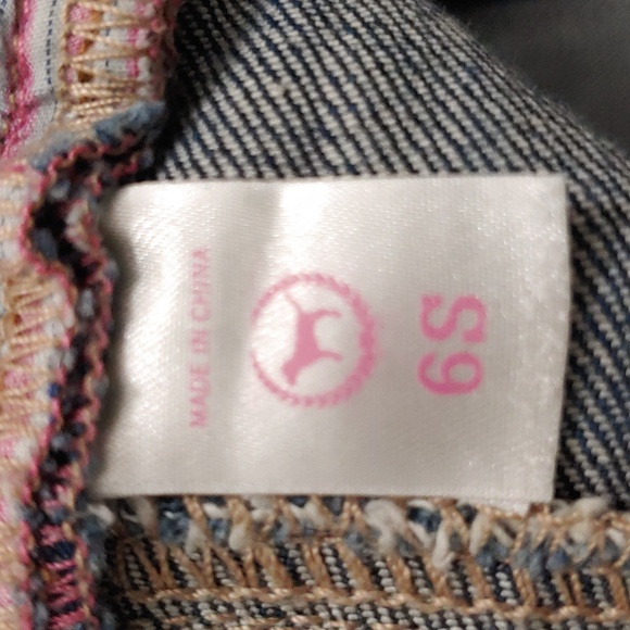 Victoria Secret Pink Women's Size 6 Short Flare Cut Jeans - Picture 10 of 12